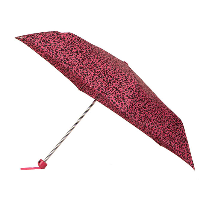 totes Supermini Ditsy Pink Print Umbrella & Matching Shopping Bag  (3 Section) Extra Image 2